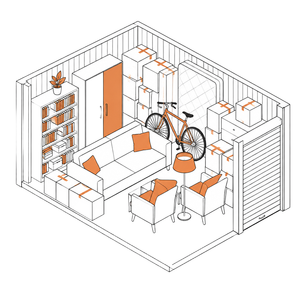 Illustration d'un box de 18 m²
